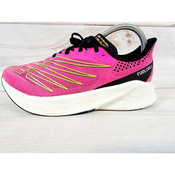 New Balance Womens FuelCell RC Elite V2 WRCELPB2 Pink Running Shoes Sneakers 9 - Picture 9 of 16
